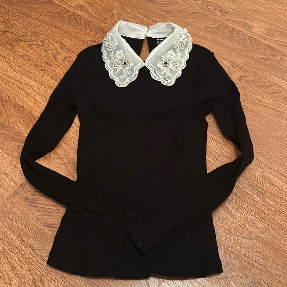 SHEIN long sleeved  collared top